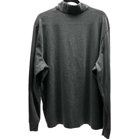 Marc Anthony Slim Fit 1/4 Zip Long Sleeve Pullover Men’s Size XXL Mock Neck Gray - Picture 4 of 8